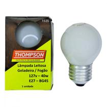 Lampada Para Geladeira/Fogao/Lustre Thompson 40Wx127V. Leitosa - Kit C/10 Pecas
