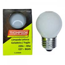 Lampada Para Geladeira/Fogao/Lustre Thompson 40Wx220V. Leitosa . / Kit C/ 10 Peças