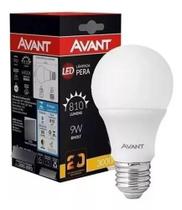 Lâmpada Pera 9w Bivolt BQ 3000k Avant unidade