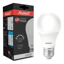 Lâmpada Pera Led, 15w, Luz Branca 6500k, Soquete E27, Bivolt - Avant Lâmpada Pera Led, 15w, Luz Branca 6500k, Soquete E27, Bivolt - Avant