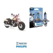 Lâmpada Philips BlueVision H4 p/ HARLEY Fat Bob FXDF