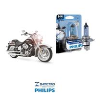 Lâmpada Philips BlueVision H4 p/ HARLEY Softail Deluxe 05-13