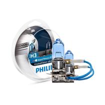 Lâmpada Philips Crystal Vision Ultra H3 4100K 12V 55W W5W - Par