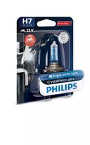 Lampada philips crystal vision ultra moto h7 55w 12v unitária