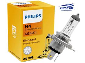 Lâmpada Philips H4 Standard 12V 60/55W 12342C1