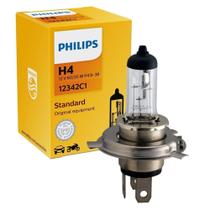 Lâmpada Philips Halógena Standard 55/60W 12v H4 Biodo P43t-38 Farol