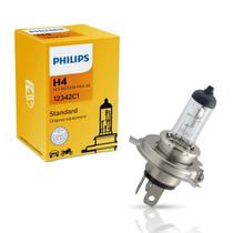 Lâmpada Philips Halógena Standard 55/60w 12v H4 Biodo P43t38 Lâmpada Philips Halógena Standard 55/60w 12v H4 Biodo P43t38