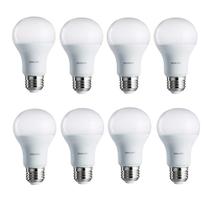 Lâmpada Philips LED Basic A19 14W = 100W 1500lm E26, pacote com 8 Lâmpada Philips LED Basic A19 14W = 100W 1500lm E26, pacote com 8
