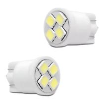 Lampada Pingao 4 Leds Branco Caixa 2 Pcs Meia Luz Painel Lu