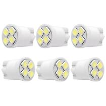 Lampada Pingao 4 Leds Branco Caixa 6 Pcs Meia Luz Painel Lu