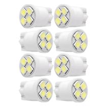 Lampada Pingao 4 Leds Branco Caixa 8 Pcs Meia Luz Painel Lu
