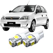 Lâmpada Pingão 5 Leds Sdm Pingo Lanterna Dianteira T10 Par