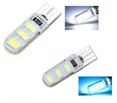 Lâmpada Pingo T10 COB 8000K/10000K com Silicone - 12V