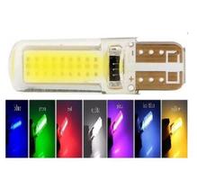 Lâmpada Pingo T10 COB Silicone - Cores Variadas - 12V Lâmpada Pingo T10 COB Silicone - Cores Variadas - 12V