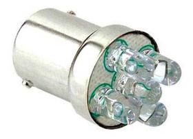 Lâmpada Pisca Led 12v 10w Soquete/base Ferro-cg/ybr/bros Lâmpada Pisca Led 12v 10w Soquete/base Ferro-cg/ybr/bros