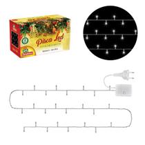 LÂMPADA PISCA PISCA DE NATAL ARROZ BRANCO ZEIN COM 100 LÂMPADAS 8m - 220V