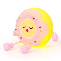 Lâmpada QANYI Donut Lover Light Recarregável Soft Touch Lâmpada QANYI Donut Lover Light Recarregável Soft Touch