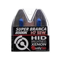 Lâmpada Qualyten Super Branca efeito Xenon H7 8500k 55w