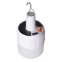 Lâmpada Recarregável Energia Solar Led Com Lanterna