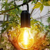 Lâmpada Recarregável Para Barraca De Acampamento E Pesca Luz Portátil Usb de Pendurar