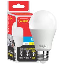 Lampada Redonda Econômica Pequena 15w Branco Frio 6500K E27 Autovolt P/ Cozinha Quarto Sala Banheiro Escritorio Varanda