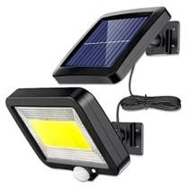 Lâmpada Refletora De Parede LED Solar Com Sensor de Movimento Lâmpada Refletora De Parede LED Solar Com Sensor de Movimento