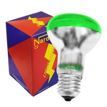 Lâmpada Refletora Incandescente R63 40w 127v E27 Cor Verde Lâmpada Refletora Incandescente R63 40w 127v E27 Cor Verde