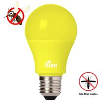 Lampada Repele Inseto Mosca Luz Amarelo Anti Inseto 9w Bulbo