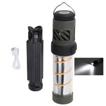 Lampada Repelente Afasta Mosquito Inseto Lanterna LED USB Bateria Recagerravel Tripe Lazer Acampamento Pesca Ar Livre