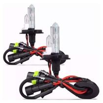 Lampada Reposição Xenon H4-2 Mono Halogena 8000k Bco Azul Un