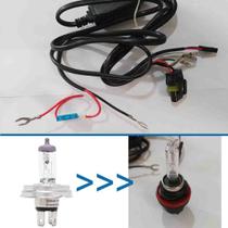 Lampada Reposição Xenon H5 + Chicote HID 6000k Branco Un. Lampada Reposição Xenon H5 + Chicote HID 6000k Branco Un.