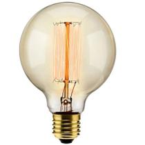 Lâmpada Retrô Decorativa Vintage Thomas Edison G95 Filamento 127V ou 220V