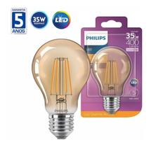 Lâmpada Retrô Filamento Led 4w A60 400lm Bivolt Philips