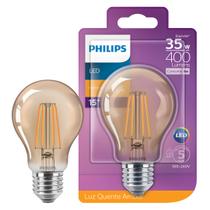 Lâmpada Retrô Filamento Led 4w A60 400lm Bivolt Philips
