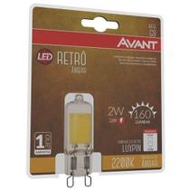 Lâmpada retrô luxpin G9 2W 220V AVANT