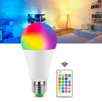 Lâmpada RGB Inteligente Com Luz Colorida Iluminação Perfeita