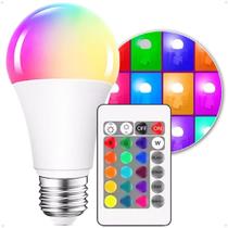Lâmpada RGB LED 16 Cores Iluminação Festa Colorido Lâmpada RGB LED 16 Cores Iluminação Festa Colorido