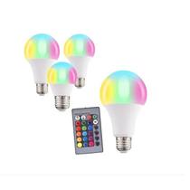 Lâmpada Rgb Luz Led 16 Cores/Controle Remoto E27