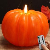Lâmpada RGQSUN Pumpkin LED Candle 12x9 cm Timer Remote