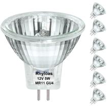 Lâmpada Rnyloas GU4 halógena 5W MR11 12V branca quente, pacote com 6