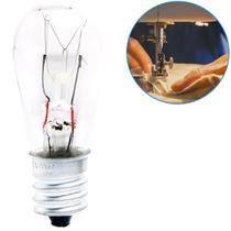 Lâmpada Rosca E-12 Incandescente Sinaleiro Maquina Costura
