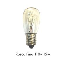 lâmpada Rosca Fina 110V Ou 220V 15W Para Máquina Costura E12 - NISEW