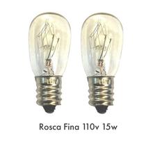 lâmpada Rosca Fina 110V Ou 220V 15W Para Máquina Costura E12