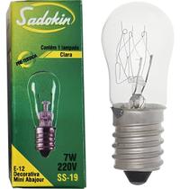 Lâmpada Rosca Fina E12 7w 220V Maq. Costura Elgin Sadokin