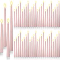 Lâmpada Rossesay Flameless LED Caper Velas 22-33 cm 48 unidades de rosa empoeirado Lâmpada Rossesay Flameless LED Caper Velas 22-33 cm 48 unidades de rosa empoeirado