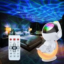 Lâmpada Rossetta Astronaut Galaxy Projector Night Light