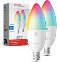 Lâmpada Sengled Alexa Candelabra LED 450lm 45W RGBW, pacote com 2 Lâmpada Sengled Alexa Candelabra LED 450lm 45W RGBW, pacote com 2