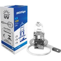 Lampada Shocklight Halogena Standart H3 12v 55w Pk22s