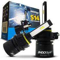 Lâmpada Shocklight Led Automotivo S14 Nano Headlight 3600 Lumens 6000k 32W Encaixe Modelo H16
