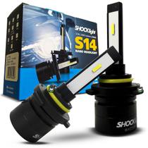 Lâmpada Shocklight Led Automotivo S14 Nano Headlight 3600 Lumens 6000k 32W Encaixe Modelo Hb3 / Hb4